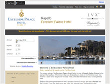 Tablet Screenshot of excelsiorpalace.it